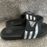 Black Adidas Sliders Image 3