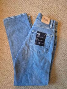 Paige Sawyer High Rise Straight Leg Jeans - 26W