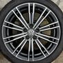 Genuine Volkswagen, Audi, Mercedes 18" Alloys & Tyres - Premium Tyres, Like New Image 7