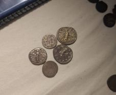 group lot of ancient silver coins