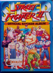 Street Fighter 2 sticker album