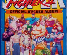 Street Fighter 2 sticker album