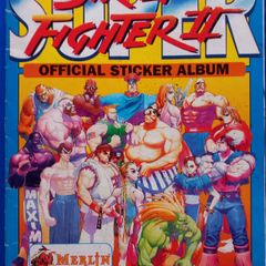 Street Fighter 2 sticker album