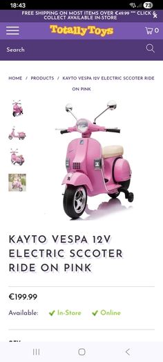 Kayto Vespa Electric Scooter