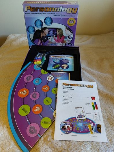 Personology Dvd Trivia Board Game, guess the celebrity,