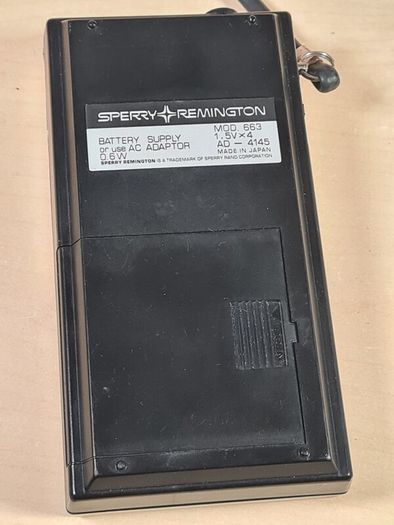 Vintage Sperry Remington 663 Electronic Calculator
