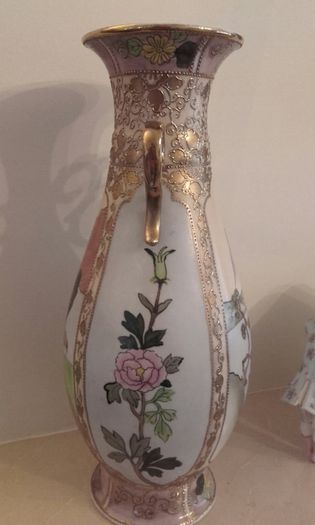 Nippon Hand Painted Vase