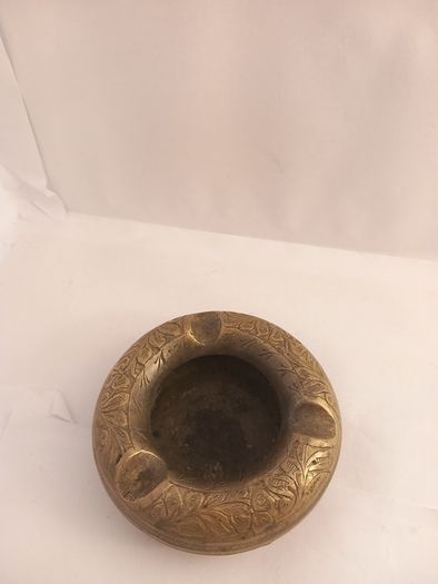 Vintage Brass Ashtray mini ashtray great gift present beautiful decorative piece