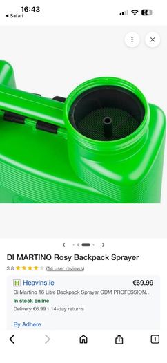 knapsack sprayer 22L dimartino rosy