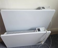 2x 1500W electric heaters plug & play