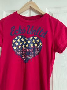 Vintage Y2K ecko Unltd Graphic Heart Tee medium