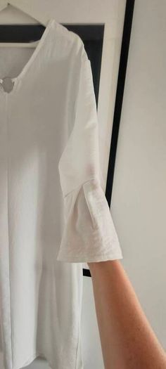 White maxi dress size L 14-16