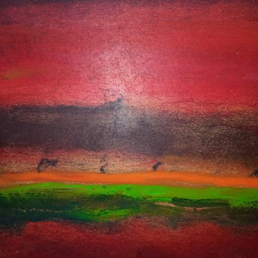 "Summer Sunrise,,Clifden,Co.Galway".Oil on Board Painting.Signed.and Titled verso.