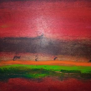 "Summer Sunrise,,Clifden,Co.Galway".Oil on Board Painting.Signed.and Titled verso.
