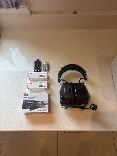 3M Peltor WS ProTac XP Bluetooth Headset - NEW
