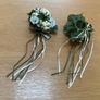 Fabric flower candle holders Image 2