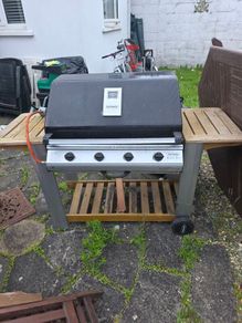 4 burner gas bbq