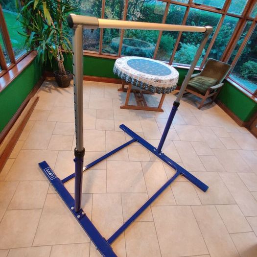 I Love Gymnastics Adjustable Kids Training High Bar (Excellent Condition)
