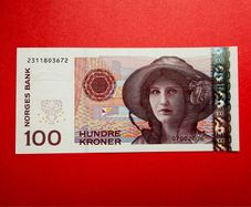 NORWAY  100  Kroner  2006 . Pick  49 ( Uncirculated )