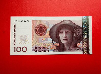NORWAY  100  Kroner  2006 . Pick  49 ( Uncirculated )