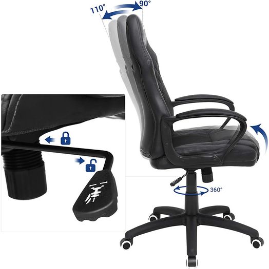 Racing Sports Seat Office Chair, Desk Chair, Breathable, Comfortable, Ergonomic