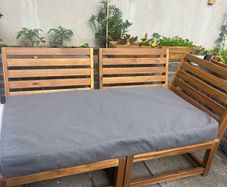 Ikea garden bench cover and cushion fits Nammaro bench