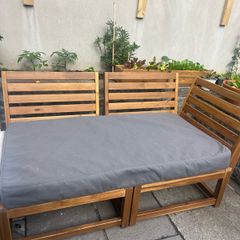 Ikea garden bench cover and cushion fits Nammaro bench