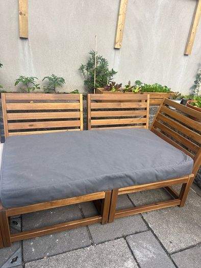 Ikea garden bench cover and cushion fits Nammaro bench