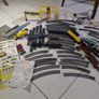 Train Set  vintage Luma set locos track trucks and car etc Image 8