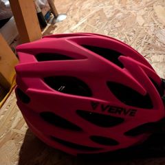 pink bike helmet