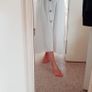 Zara Off White Midi Dress - S Image 9