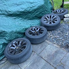 E60 alloys new tyres 225/50ZR/17