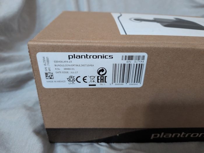 Brand New Plantronics CS540 Wireless DECT Headset System