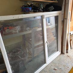 Double glazed PVC window