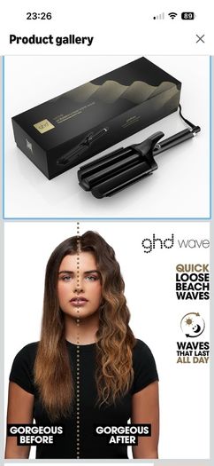 Ghd triple barrel hair waver
