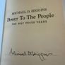 Michael D.Higgins - Power to the People. Signed. 1st Ed. Image 6