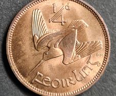 Fantastic 1966 Ireland Farthing Unc Coin