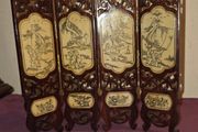 Vintage Chinese miniature table screen