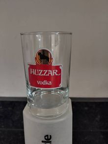 Vintage Huzzar Vodka glasses