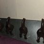 Cast Iron and Slate Dog Tail Coat Rack Image 4