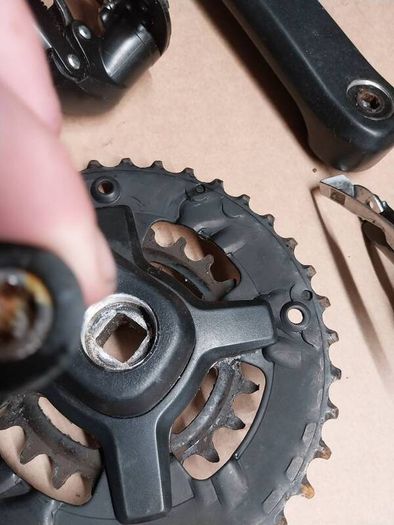 bike drive train 2 x 8