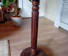 antique french mid century mahogany plant stand