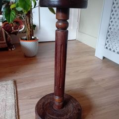antique french mid century mahogany plant stand