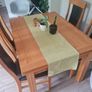 kitchen wooden table extendable in VGC with leather chairs Image 4