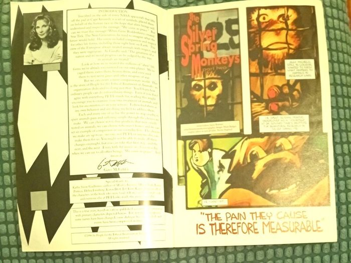 Animal Rights Comics - 1996 USA.