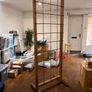Freestanding Industrial Metal Grid Display Unit Image 2