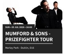 Mumford and son tickets