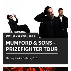 Mumford and son tickets