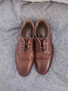 Boys communion leather shoes