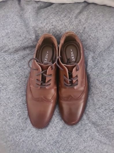 Boys communion leather shoes